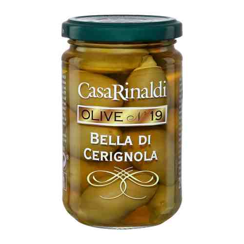 Оливки Casa Rinaldi Bella di Cerignola гигантские c косточкой 290 г арт. 3460885