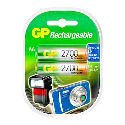 Аккумулятор GP Batteries АА (HR6) 2700 мАч (2 штуки) арт. 3447166