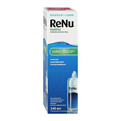 ReNu Multiplus Раствор для ухода за контактными линзами 240 мл арт. 3217242