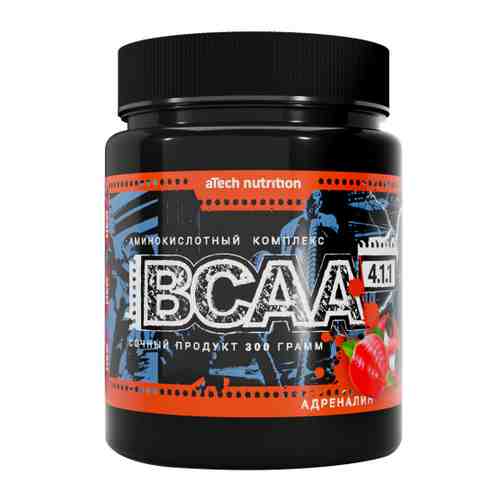 Аминокислоты aTech BCAA 4:1:1 вкус адреналин 300 г арт. 3520802