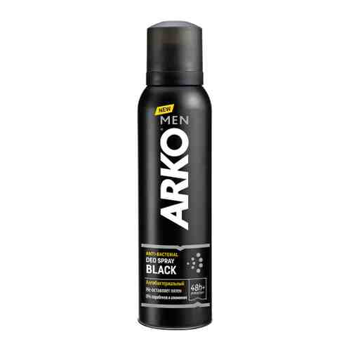 Антиперспирант Arko Men Black антибактериальный спрей 150 мл арт. 3407130