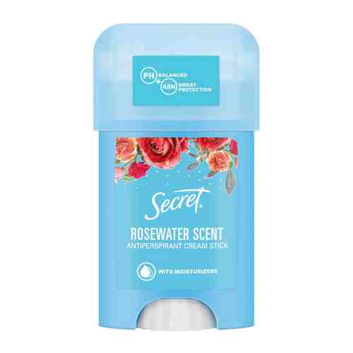 Антиперспирант Secret Rosewater scent кремовый 40 мл арт. 3415607