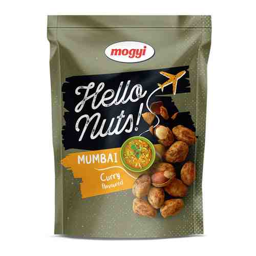Арахис Mogyi Hello Nuts Mumbai со вкусом зеленого карри 100 г арт. 3446531