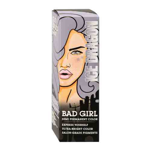 Бальзам для волос оттеночный BAD GIRL Ice Dragon серый 150 мл арт. 3478898