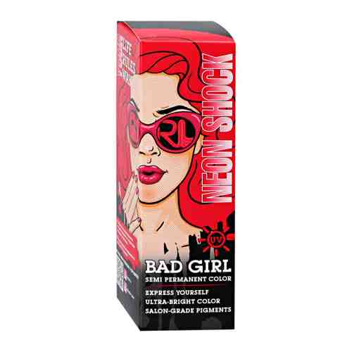 Бальзам для волос оттеночный BAD GIRL Neon Shock неоновый розовый 150 мл арт. 3478907