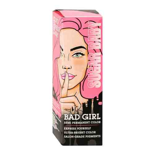Бальзам для волос оттеночный BAD GIRL Sugar Baby пастельный розовый 150 мл арт. 3478932
