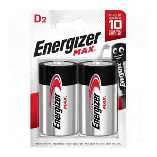 Батарейка Energizer Max D LR20 FSB2 щелочная (2 штуки) арт. 3368699