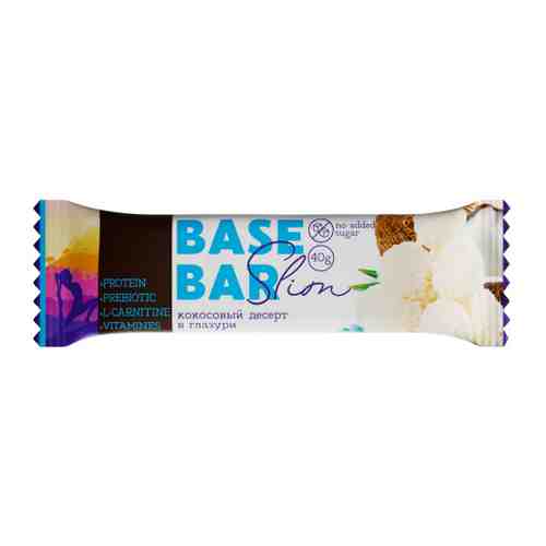 Батончик Base Bar Slim протеиновый вкус кокос 40 г арт. 3520778