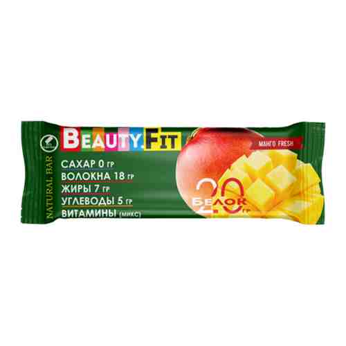 Батончик Beauty Fit протеиновый низкоуглеводный манго фреш 60 г арт. 3521064