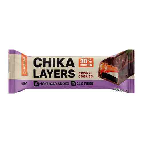 Батончик Chikalab Chika Layers протеиновый Crispy Cookies 60 г арт. 3515732