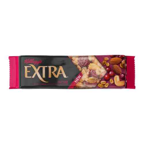 Батончик Kellogg's Extra ореховый с ягодами арахисом и миндалем 32 г арт. 3420878