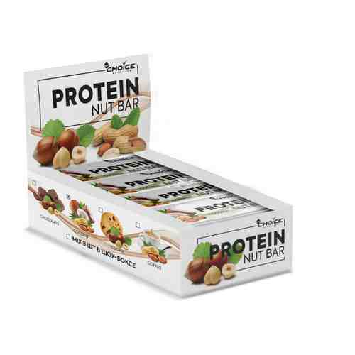 Батончик MyChoice Nutrition Protein Nut Bar Кокос 20 штук по 40 г арт. 3444322