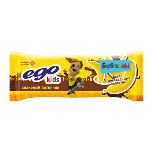 Батончик-мюсли Ego Kids Банан с шоколадными каплями с витамином С 25 г арт. 3389115