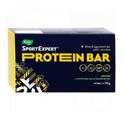 Батончик протеиновый SportExpert 4 штуки по 50 г арт. 3352985