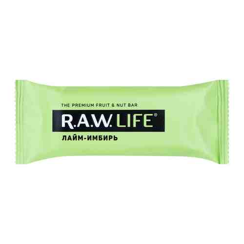 Батончик Raw Life орехово-фруктовый Лайм-Имбирь 47 г арт. 3375107