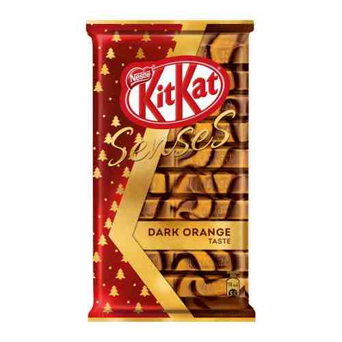 Шоколад KitKat Senses Dark Orange Taste молочный и темный с хрустящей вафлей 112 г арт. 3399731