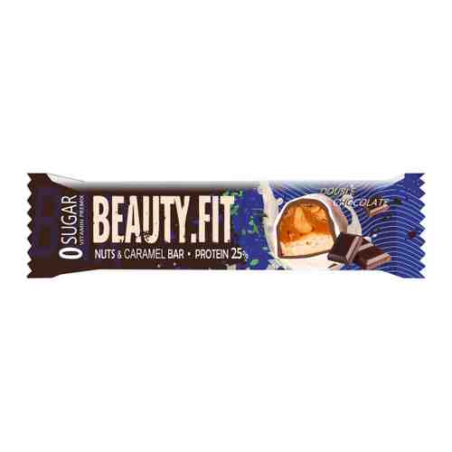 Батончики Beauty Fit протеиновый низкоуглеводный орехи карамель и двойной шоколад 60 г арт. 3521088