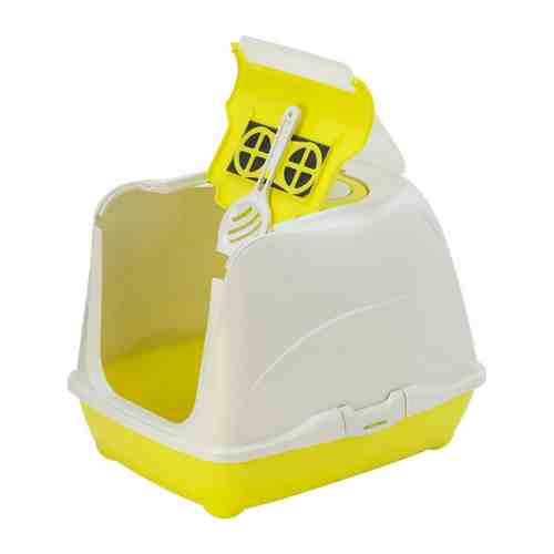 Био-туалет Moderna Flip Cat с совком желтый 50x39x37 см арт. 3500580