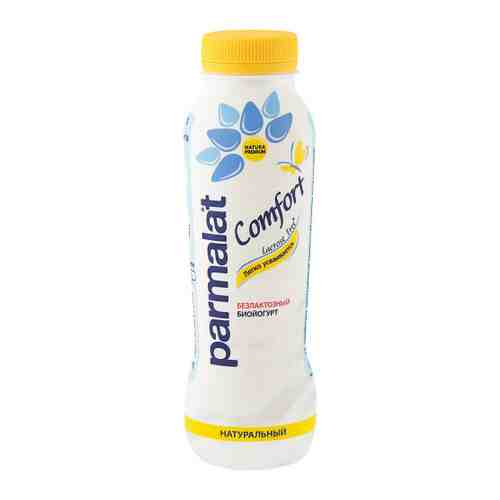 Биойогурт Parmalat Comfort питьевой безлактозный натуральный 290 г арт. 3402900