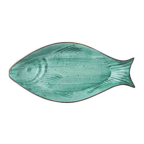 Блюдо Bronco Nature для рыбы мятное 25х12х3 см арт. 3443278