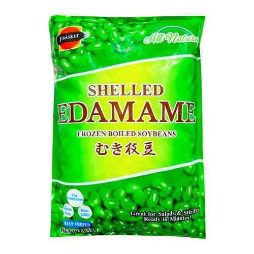 Бобы Edamame Yuyao Gumancang соевые зеленые очищенные вареные замороженные 454 г арт. 3488031