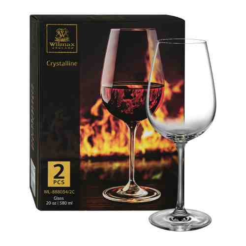 Бокал для вина Wilmax в цветной упаковке 580 мл 2 штуки арт. 3376793