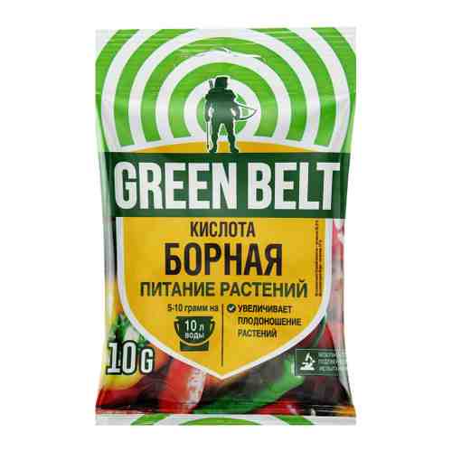 Борная кислота Green Belt для питания растений 10 г арт. 3453601
