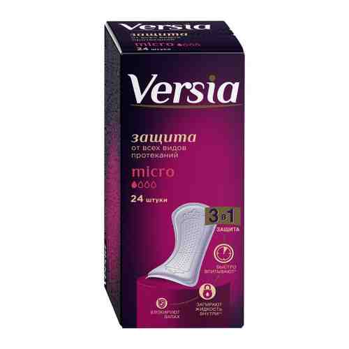 Прокладки Versia Micro урологические 24 штуки арт. 3520815