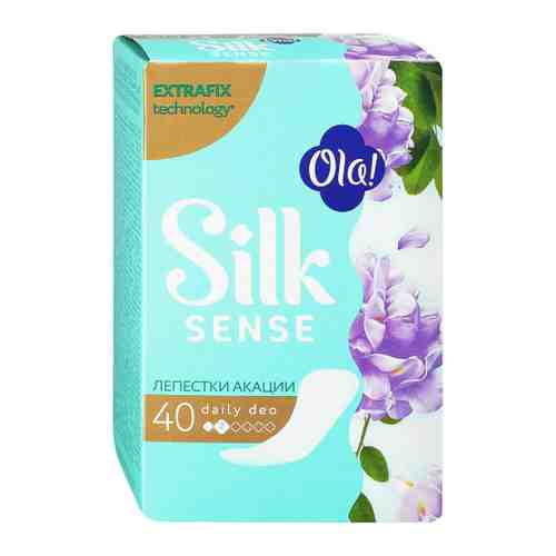 Прокладки ежедневные Ola! Silk Sense Daily Deo Лепестки акации 40 штук арт. 3520821