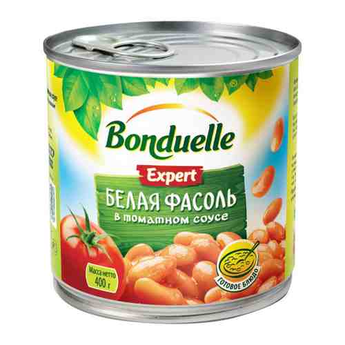 Фасоль Bonduelle белая в томатном соусе 400 г арт. 3347805