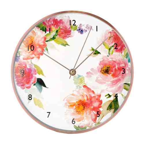 Часы настенные Magic Home кварцевые Цветы 24.8х4.3 см арт. 3423234