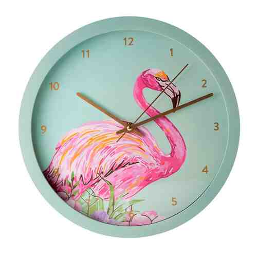 Часы настенные Magic Home кварцевые Фламинго 30х4.2 см арт. 3423225