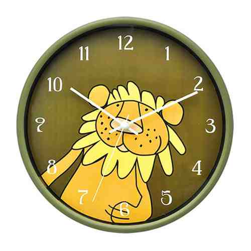 Часы настенные Magic Home кварцевые Лев 25.5х4.3 см арт. 3423227