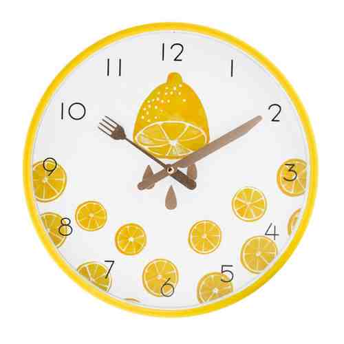 Часы настенные Magic Home кварцевые Лимон 25.5х4.3 см арт. 3423233