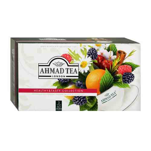 Чай Ahmad Healthy Tasty Collection травяной 3 вкуса по 20 пакетиков 100 г арт. 3040690
