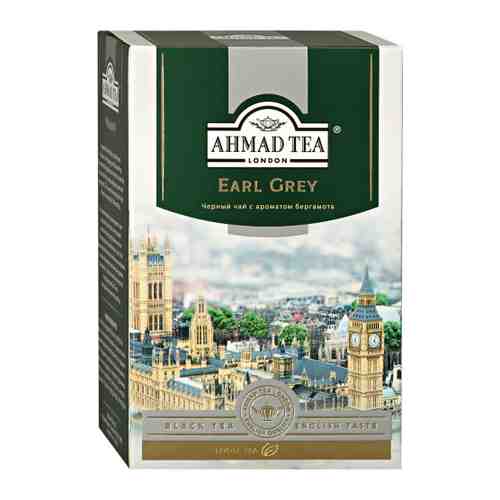 Чай Ahmad Tea Earl Grey черный листовой со вкусом и ароматом бергамота 100 г арт. 3366681