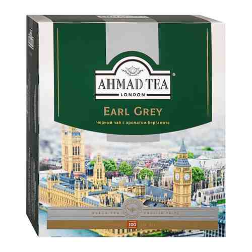 Чай Ahmad Tea Earl Grey черный мелколистовой 100 пакетиков по 2 г арт. 3038893