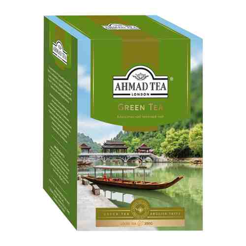 Чай Ahmad Tea Green Tea зеленый листовой 200 г арт. 3358062