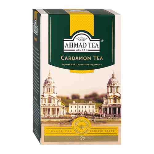 Чай Ahmad Tea Кардамон черный листовой 100 г арт. 3422556