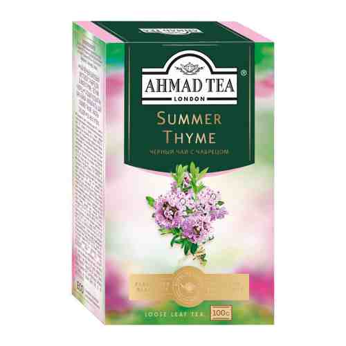 Чай Ahmad Tea Summer Thyme черный листовой 100 г арт. 3040340