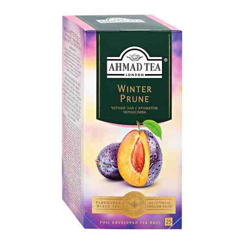 Чай Ahmad Tea Winter Prune черный мелкий 25 пакетиков по 1.8 г арт. 3271748