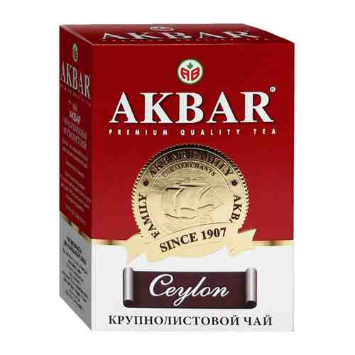 Чай Akbar черный байховый крупнолистовой 100 г арт. 3445428