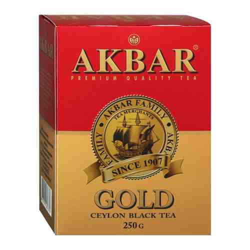 Чай Akbar Gold черный среднелистовой 250 г арт. 3114974