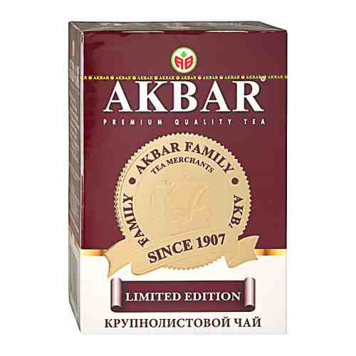 Чай Akbar Limited Edition черный крупнолистовой 200 г арт. 3375021