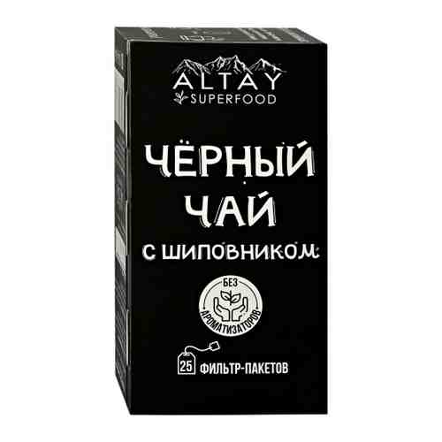 Чай ALTAY superfood черный с шиповником 37.5 г арт. 3447666