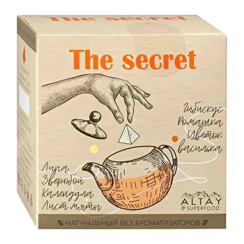 Чай ALTAY superfood сбор The sekret 10 пирамидок по 4 г арт. 3447688