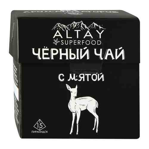 Чай Алтайвита черный с мятой 15 пирамидок по 2 г арт. 3440824