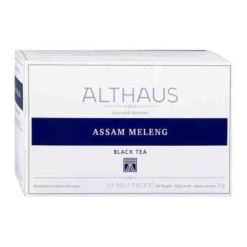 Чай Althaus Assam Meleng Deli Pack черный 20 пакетиков по 1.75 г арт. 3443425
