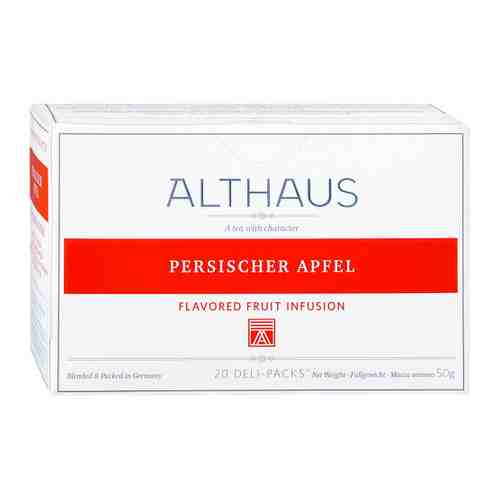 Чай Althaus Persischer Apfel Deli Pack травяной 20 пакетиков по 2.5 г арт. 3443471