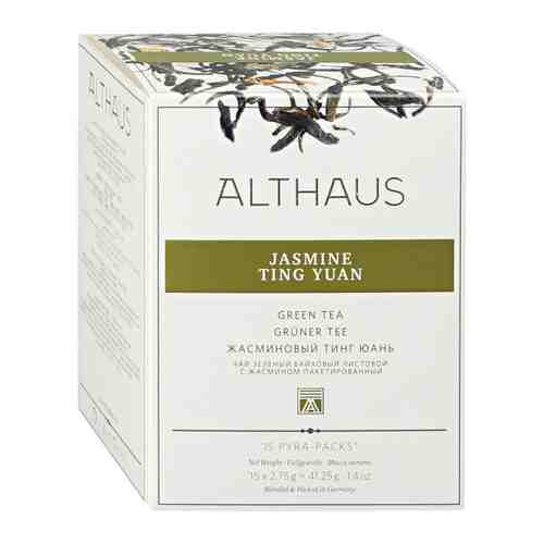 Чай Althaus зеленый Pyra Pack Jasmine Ting Yuan 15 пакетиков по 2.75 г арт. 3509687